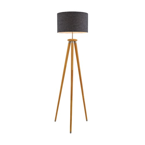 Litecraft willow floor lamp - willow,