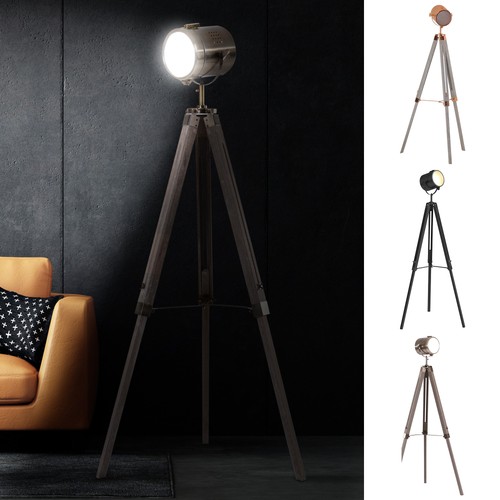 Vintage tripod floor lamp - floor,