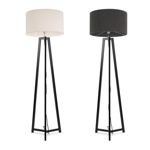Black wooden tripod - tripod, lamp
