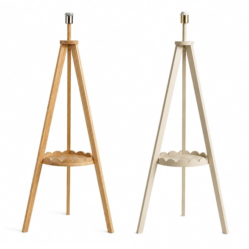 Tripod wooden floor lamp - wooden,