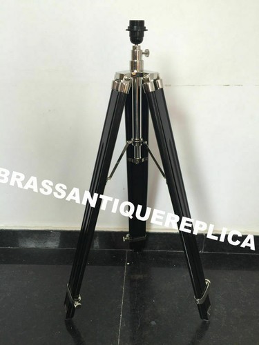 Retro arts floor lamp wooden - floor,