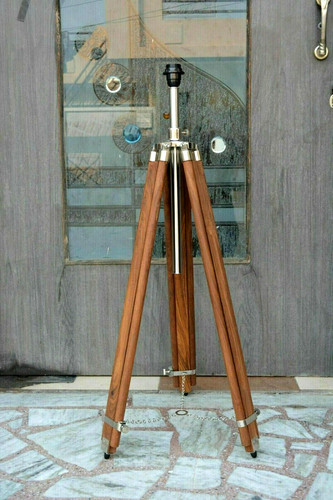 Antique tripod floor - tripod, lamp