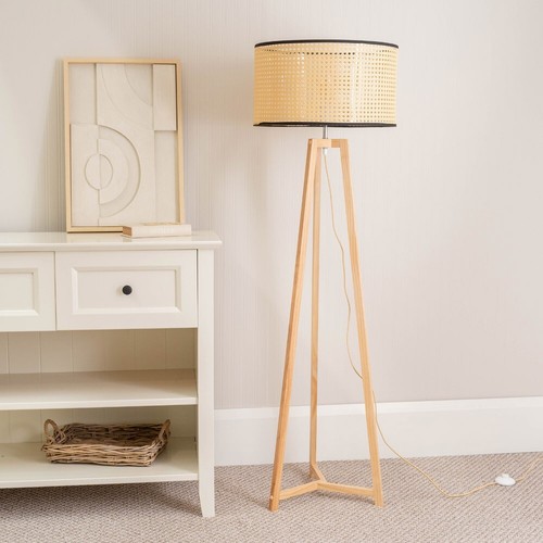 Natural wooden tripod floor - natural,