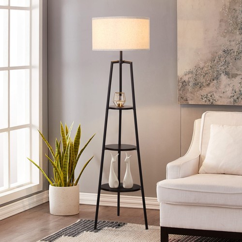 Wooden tripod floor lamp - tripod,