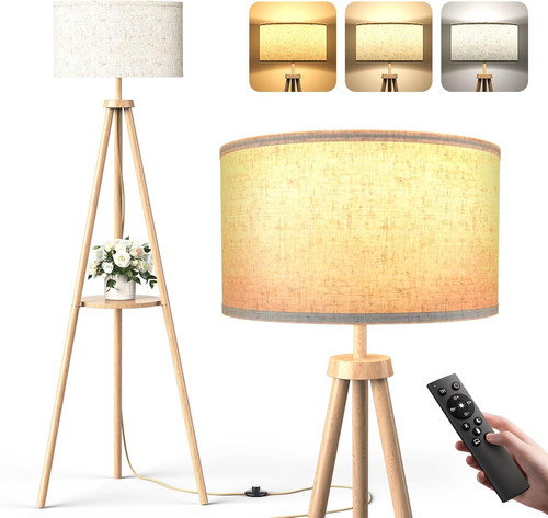 Tripod floor lamp with storage - floor,