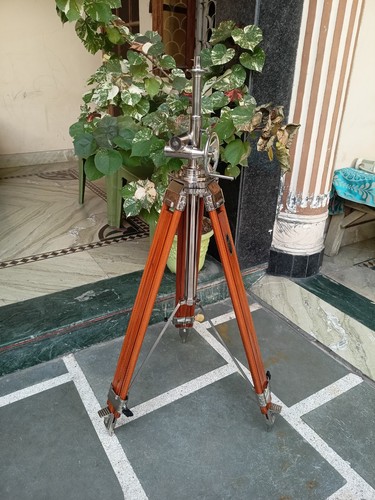 Wooden floor lamp stand - wooden,