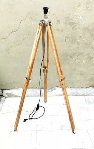 Teak wooden adjustable tripod - wooden,