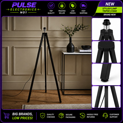 Floor lamp base large tripod - lamp,