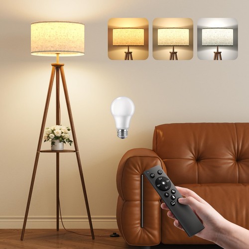 Tripod floor lamp with - tripod,